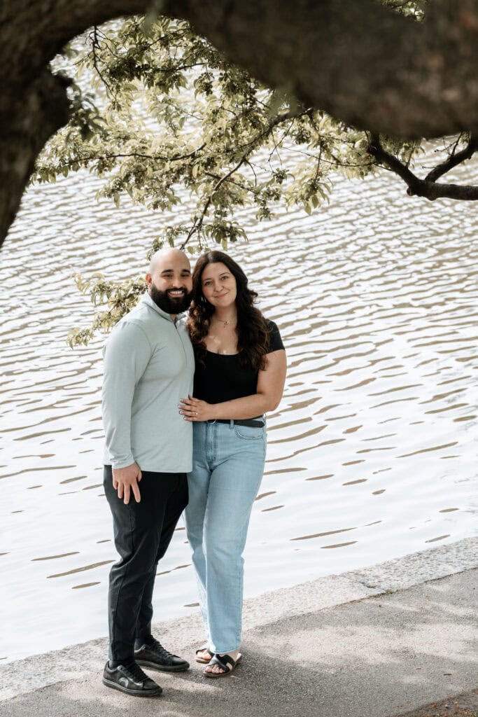 surprise proposal at the Boston Public Garden
