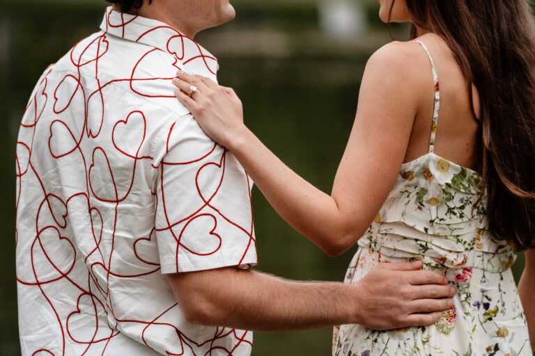 Event photography and engagement celebration at restaurant in Boston capturing genuine emotion